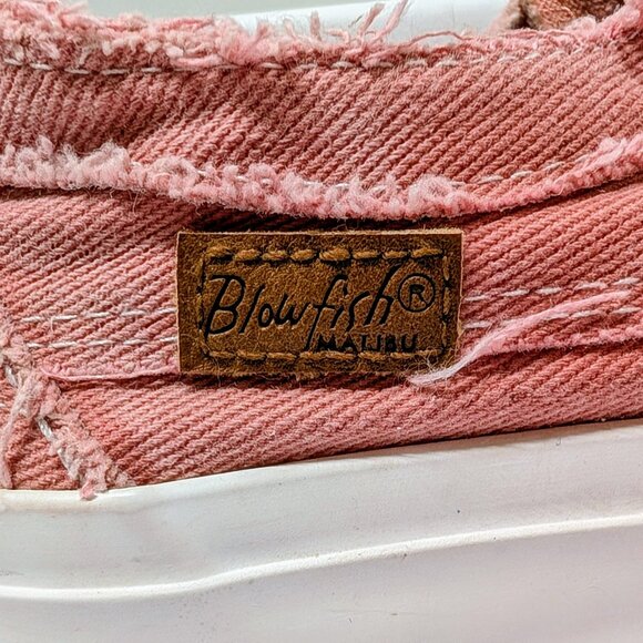 Blowfish Malibu Play Slip-On Sneaker in Sweet Shrimp Hipster Smoked Twill - Picture 10 of 16